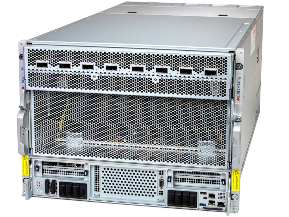 Reference image of the Supermicro 8U server model family