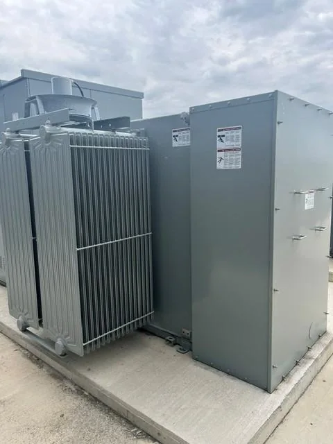 Liquid-filled unit substation transformer with radiator bank and enclosures